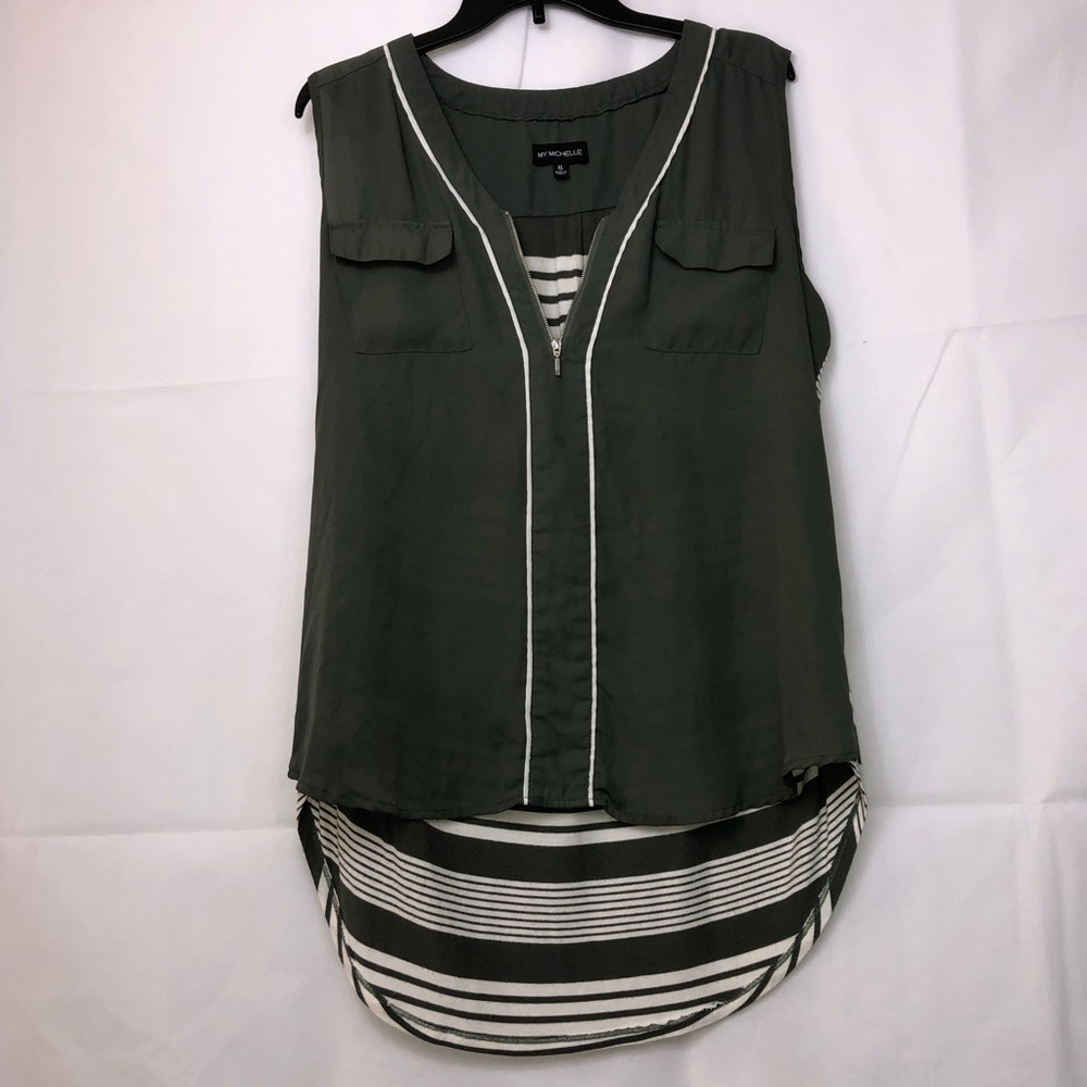 My Michelle green blouse